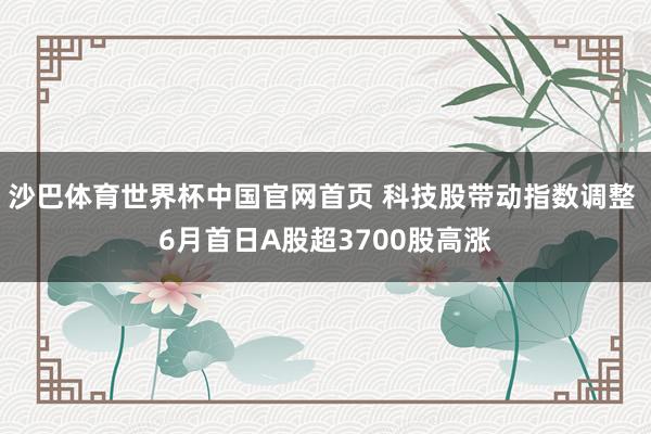 沙巴体育世界杯中国官网首页 科技股带动指数调整 6月首日A股超3700股高涨
