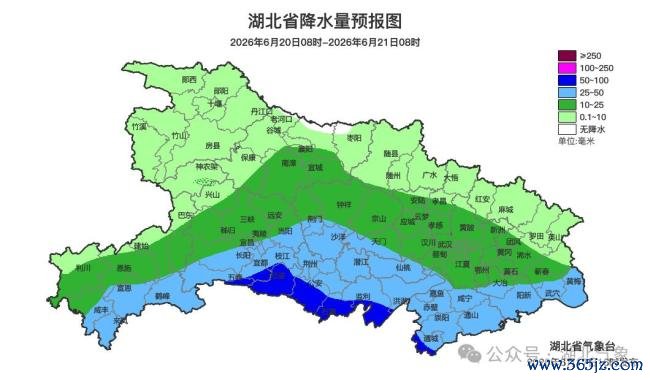 湖北入梅连降5天暴雨 端午中考需陈旧次生灾害